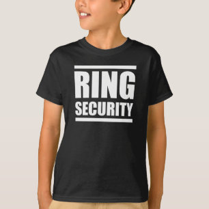 Camiseta de boda de Ring Security Boys