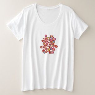 Camiseta de boda Doble Felicidad Flores de Primave