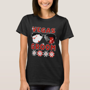 Camiseta de boda para novio de Las Vegas Fiesta de