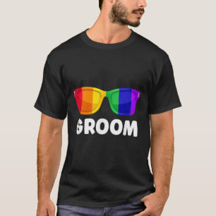 Camiseta de boda para soltero gay lésbico LGBT