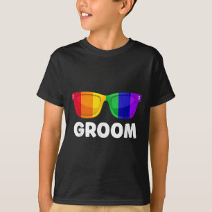 Camiseta de boda para soltero gay lésbico LGBT