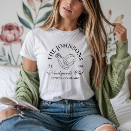 Camiseta de boda personalizada, camiseta de novia 