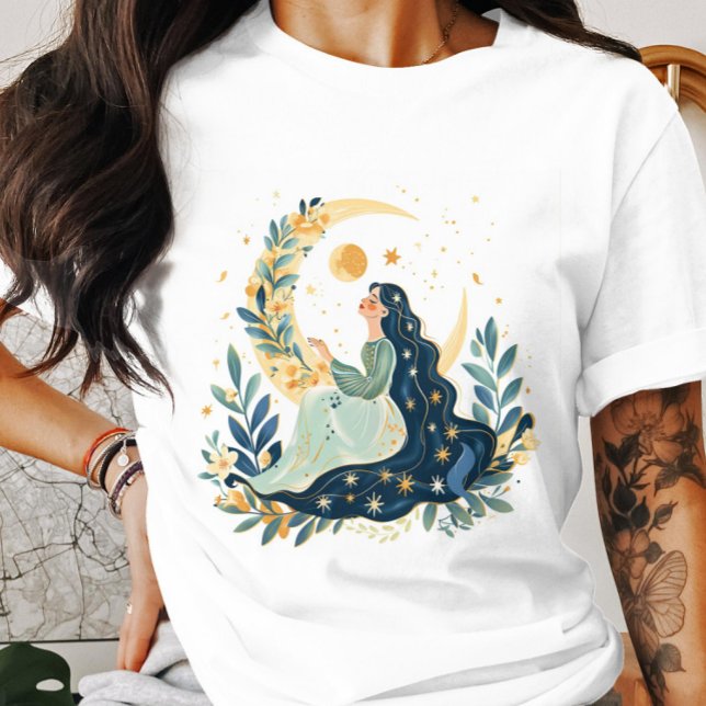 Camiseta de Boho Moon Maiden (Subido por el creador)
