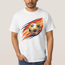 Camiseta de bolas de fútbol