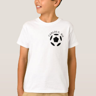 Camiseta de bolas de fútbol con nombre personaliza