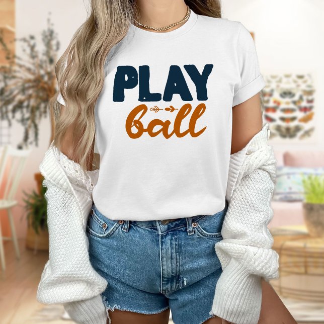 Camiseta de bolas de juego, béisbol de verano (Subido por el creador)