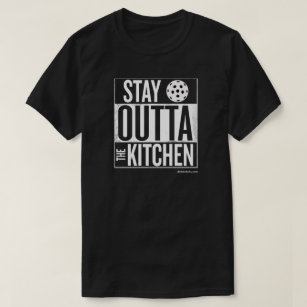 Camiseta de bolas de pellebol "Stay Outta the Kitc