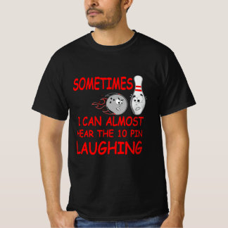 Camiseta de boliche divertida camiseta de 10 bolas