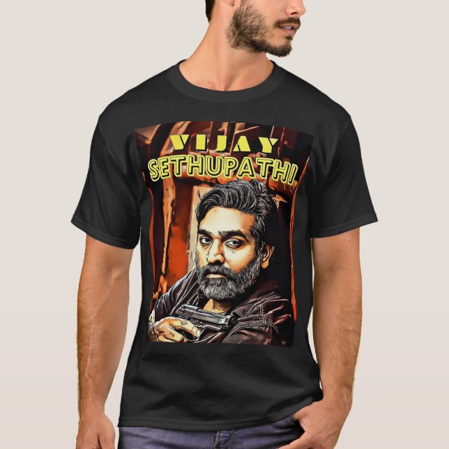 Camiseta de Bollywood de Vijay Sethupathi (Anverso)