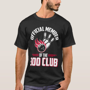 Camiseta de bolos 300 Miembro del club 300 diverti