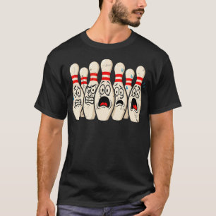 Camiseta de Bolos Asustados para Jugador de Bolos 