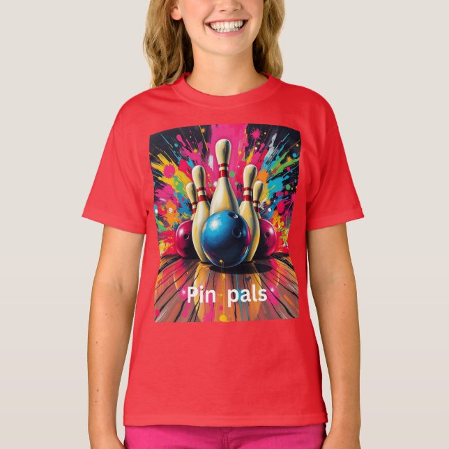 Camiseta de bolos de amigos de bolos (Anverso)