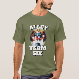 Camiseta de bolos divertida para hombres ALLEY TEA