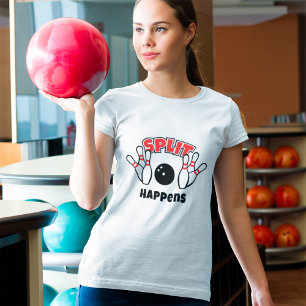 Camiseta de bolos Split Happens