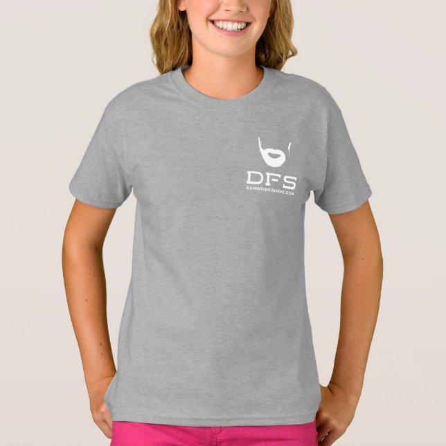 Camiseta de bolsillo negro DFS (Anverso)