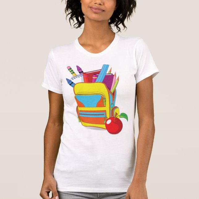 Camiseta de bolsita completa para mujeres (Anverso)