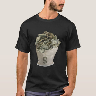 camiseta de bolso de dinero