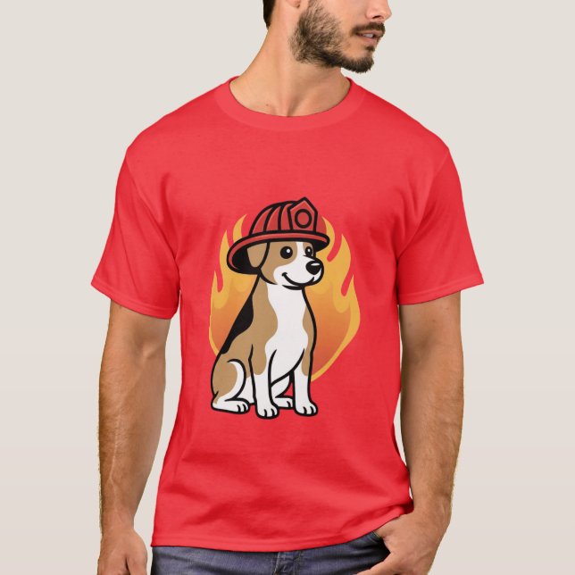 Camiseta de bombero (Anverso)
