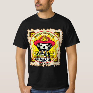Camiseta de bombero dálmata