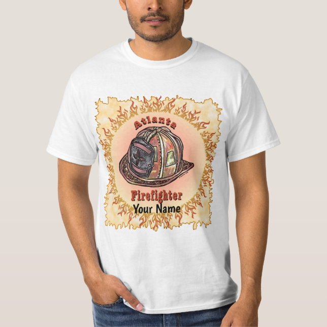 Camiseta de Bombero de Atlanta (Anverso)