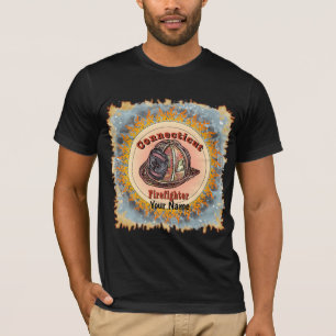 Camiseta de bombero de Connecticut