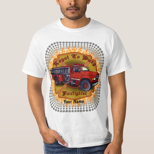 Camiseta de bombero leal (Anverso)
