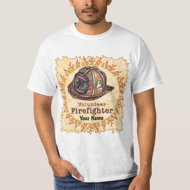 Camiseta de bombero voluntario (Anverso)