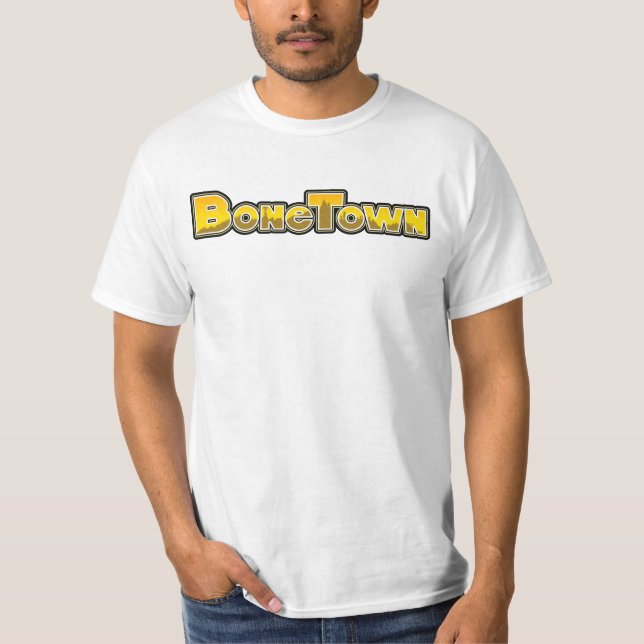 Camiseta de BoneTown del polluelo del gótico (Anverso)