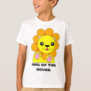 Camiseta de Bonito infantil del rey de la casa