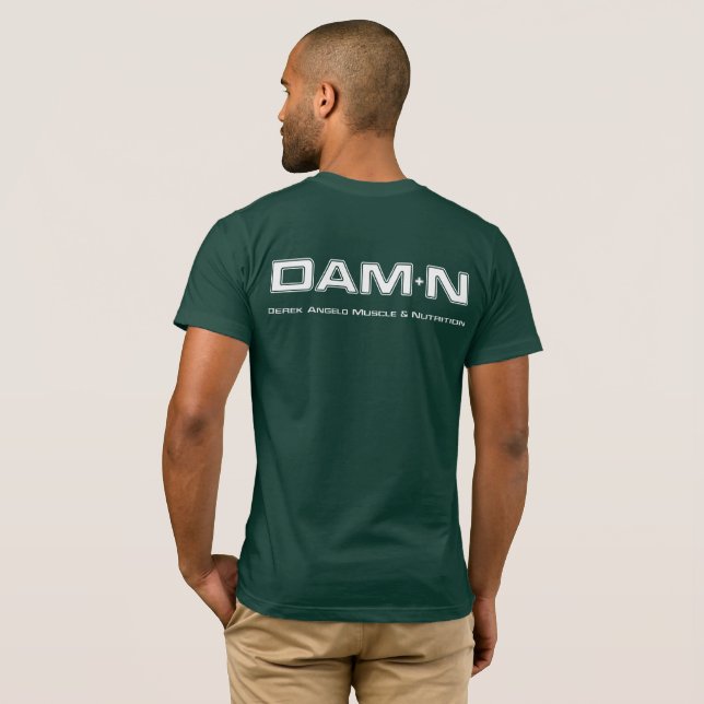 Camiseta de bosque DAM+N (Reverso completo)