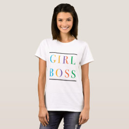 Camiseta de Boss del chica del RF
