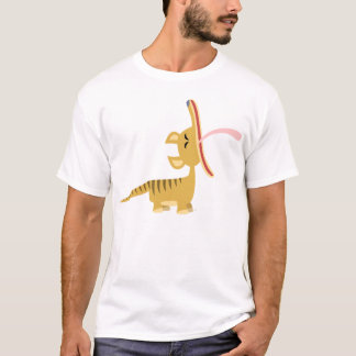 Camiseta de bostezo de los niños del Thylacine del