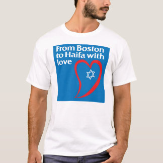 Camiseta De Boston a Haifa con amor