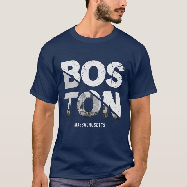 Camiseta de Boston Massachusetts (Anverso)
