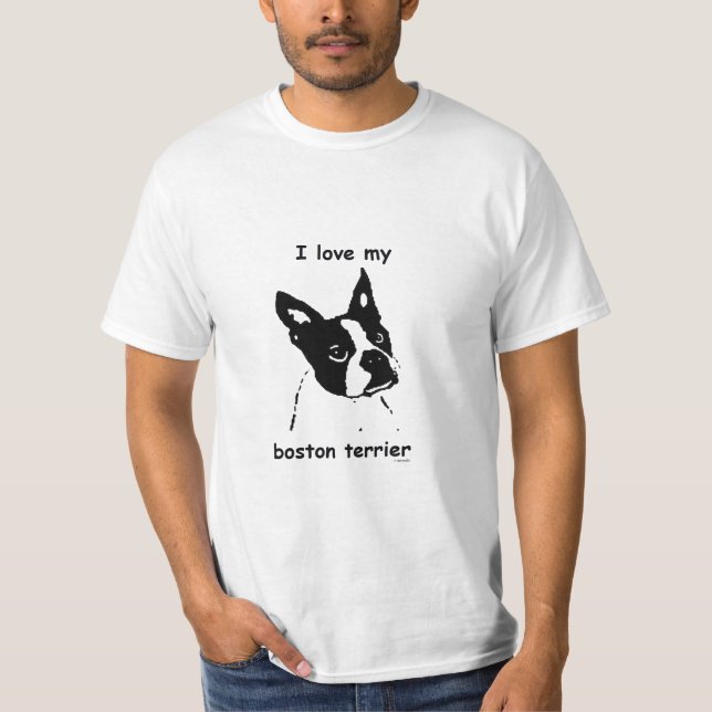 Camiseta de Boston Terrier (Anverso)