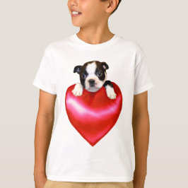 Camiseta de Boston Terrier del amor