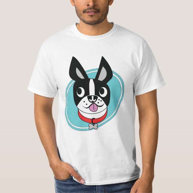 Camiseta de Boston terrier para hombres (Anverso)