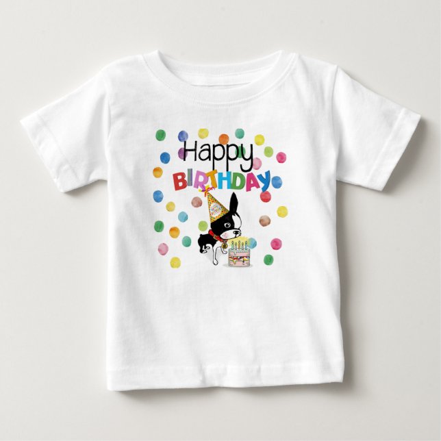 camiseta de boston terrier toddler (Anverso)