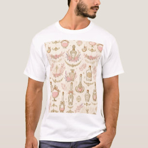 Camiseta de Botella de Perfume Antiguo