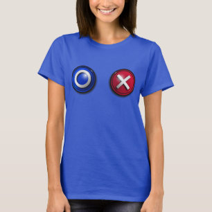 Camiseta de Botones de Votación para Mujeres