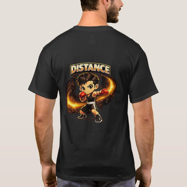 Camiseta de boxeo a distancia Chibi Dojo (Reverso)
