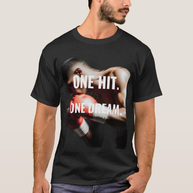 Camiseta de boxeo Momento de Knockout (Anverso)