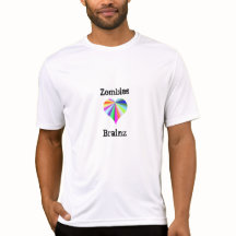Camiseta de Brainz del corazón de los zombis