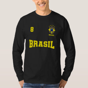 Camiseta de Brasil 2022 Azul número 8