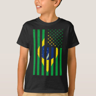 Camiseta de Brasil Soccer Usa América Flag Jersey