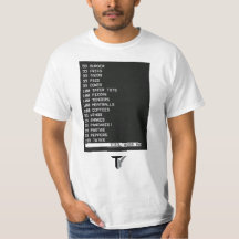 Camiseta de broma 55 Hamburguesas 55 Patatas Frita