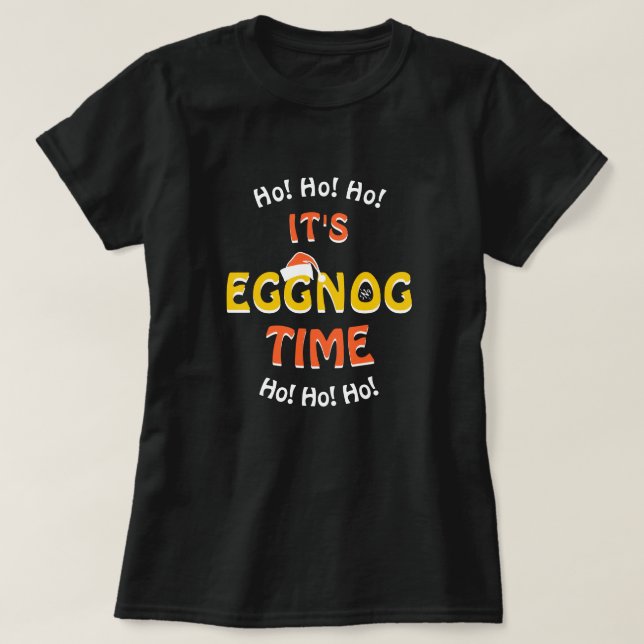 Camiseta de broma sobre ponche navideño (Diseño del anverso)