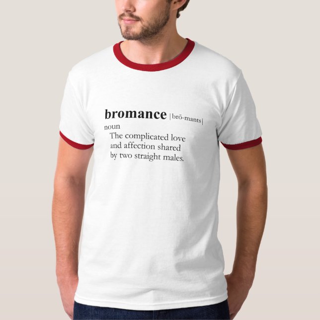 CAMISETA de BROMANCE/camiseta gay del argot (Anverso)