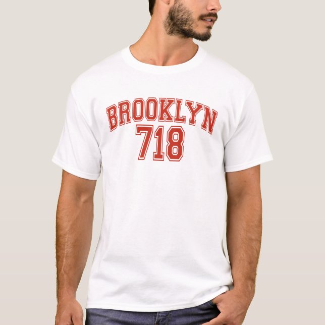 Camiseta de Brooklyn 718 (Anverso)