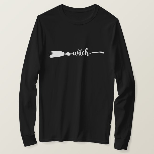 Camiseta De Broomstick De Brujas (Anverso del diseño)